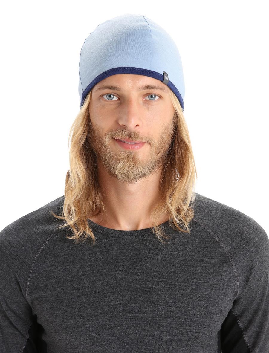 Chapeaux Icebreaker Unisex Merino Pocket Beanie Femme Bleu Royal Bleu Marine | FR 1489OKIR